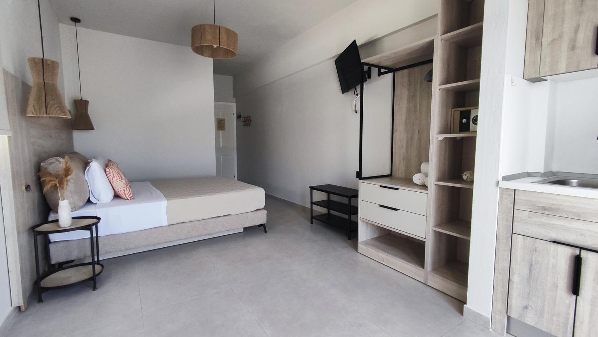 Nostos Studios Golden Beach Chrysi Ammoudia Extérieur photo
